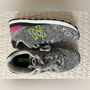 New Balance Women's 515 Classic Lifestyle Shoe, Leopard Edition. Size 7.5.
